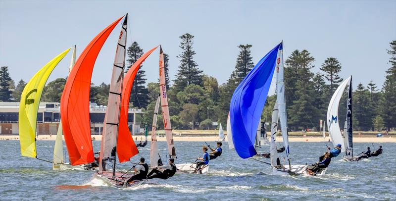 13ft Skiff downwind - Botany Bay Championship 2025 - photo © SailMedia