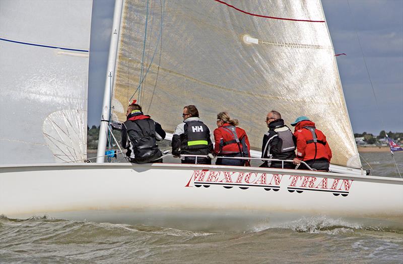 Mexican Train at Mersea Week - photo © Chrissie Westgate