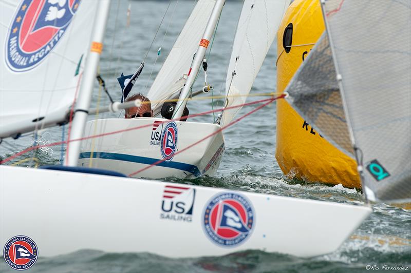 Mark rounding action at the 2018 Clagett Regatta-US Para Sailing Championships - photo © Ro Fernandez - Andes Visual