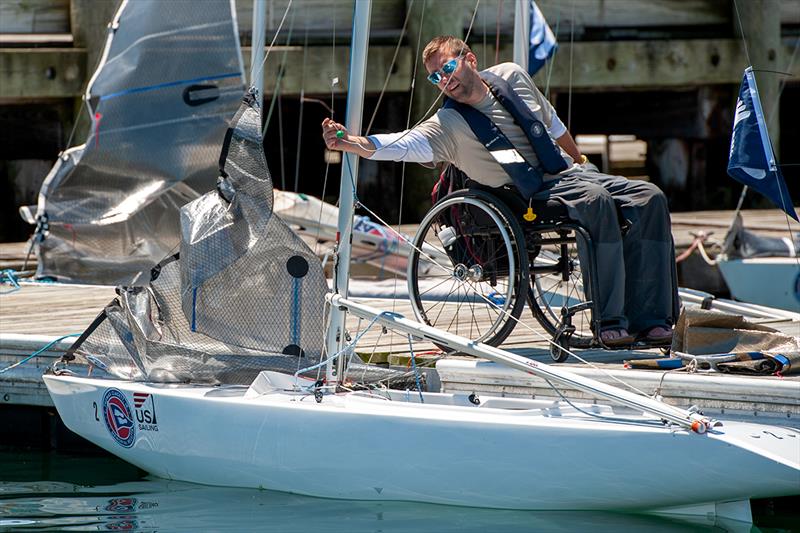 Preparing for racing at the 2018 Clagett Regatta-US Para Sailing Championships - photo © Ro Fernandez / Andes Visual