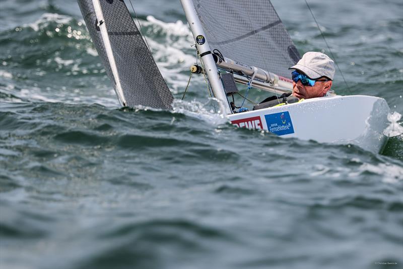 With two victories to start the day, Heiko Kröger in the 2.4mR immediately showed who is in charge at Kieler Woche - Kiel Week 2024 - photo © Christian Beeck