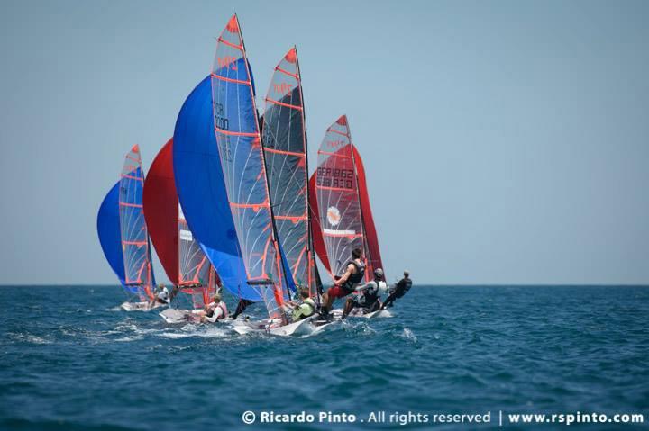 EUROSAF Youth Sailing, European Championship day 5 photo copyright Federação Portuguesa de Vela taken at Tavira Sailing and featuring the 29er class