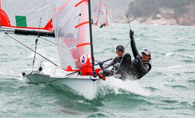 Day 5 - Zhik 29er World Championship at Royal Hong Kong Yacht Club photo copyright Isaac Lawrence / RHKYC taken at Royal Hong Kong Yacht Club and featuring the 29er class