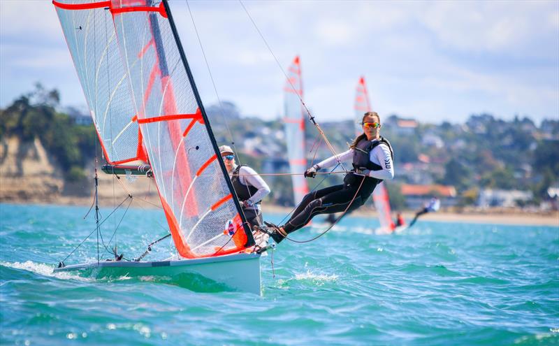 29er - Day 2 - Oceanbridge Sail Auckland 2025 - March 1, 2025 - photo © Jacob Fewtrell Media