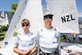 Cam Brown and Alex Norman (NZL) - Male Dinghy - 420 -  - 2024 Youth World Sailing Championships - Lake Garda - Italy - July 2024 © Tamborini Alessio