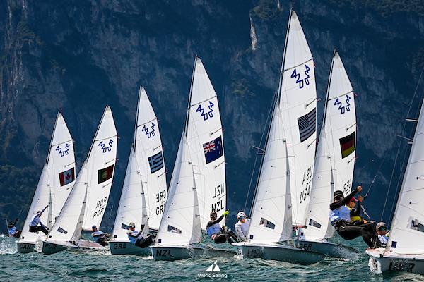 Male Mixed 420 - 2024 Youth Sailing World Championships - Day 2 - July 16, 2024 photo copyright Martina Orsini taken at Vela Garda Trentino and featuring the 420 class