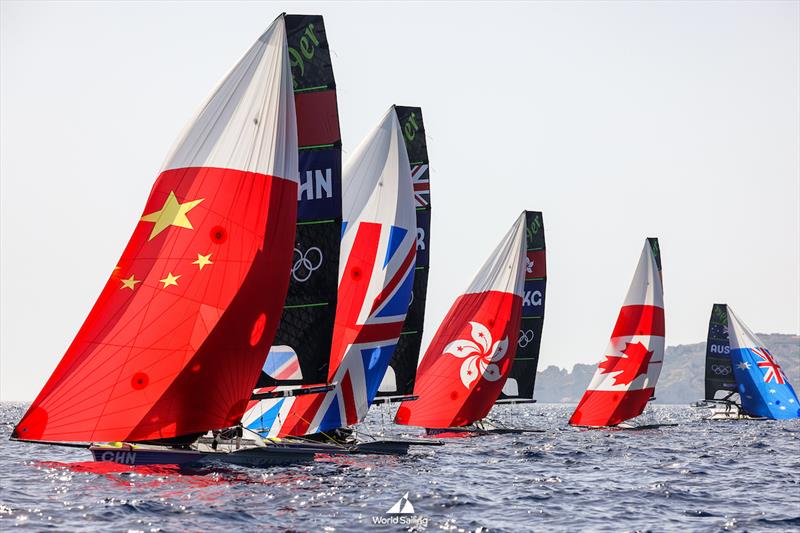  49er  - Marseille - Paris2024 Olympic Regatta - July 28, 2024 - photo © World Sailing / Lloyd Images