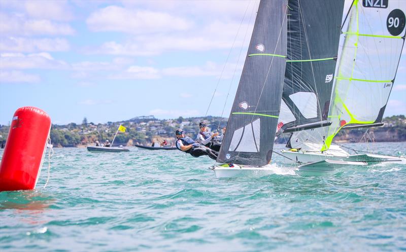 49er - Day 3 - Oceanbridge Sail Auckland 2025 - March 2, 2025 - photo © Jacob Fewtrell Media