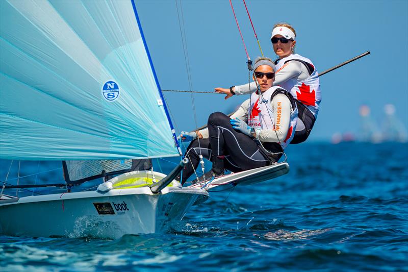 Georgia and Antonia Lewin-Lafrance (CAN) during Kiel Week part 2 - photo © Sascha Klahn