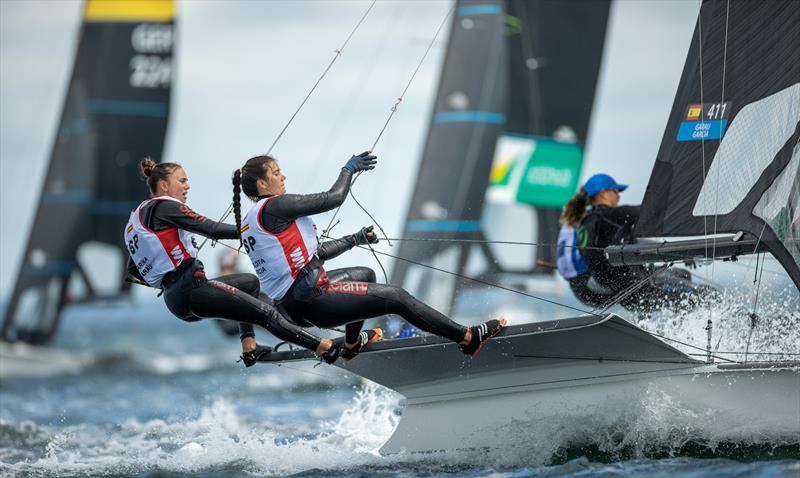 49er FX - Day 4 - European Championships - Aarhus, Denmark - July 2022 - photo © Peter Brogger