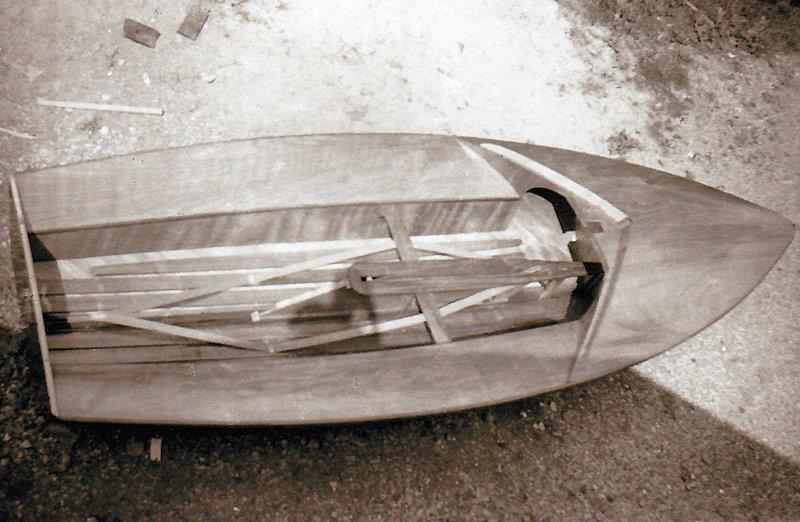 First 505 hull completed, just awaiting varnishing and fitting out - photo © Jack Chippendale