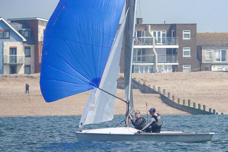 Mike Sims and Carl Gibbon - 505 Southern Championships at Hayling Island - photo © Sarah Mitchell