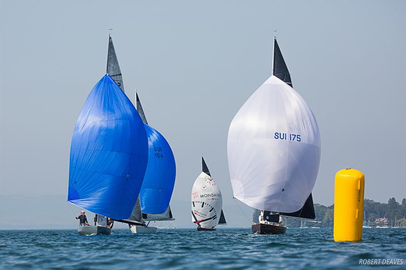 Downwind - 2019 International 5.5 Metre Swiss Open Championship - photo © Robert Deaves