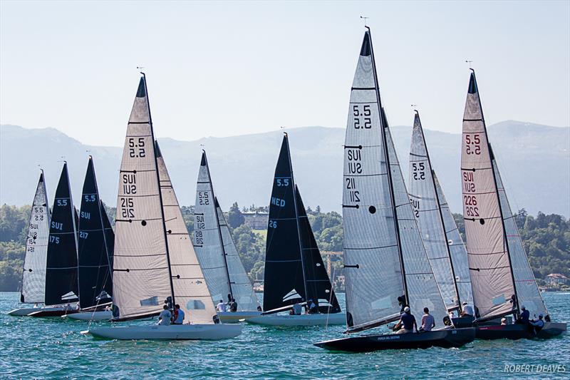 Start of final race - 2019 International 5.5 Metre Swiss Open Championship - photo © Robert Deaves