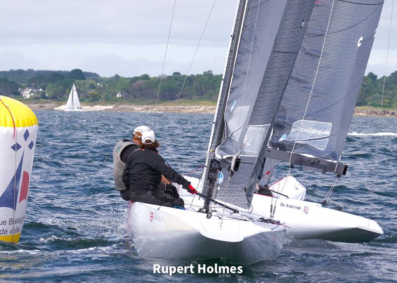 Girls on Film ll (Louise Morton, Sam Haines and Andrew Mills) on day 1 of the 5.5 Metre World Championship 2024 - photo © Rupert Holmes