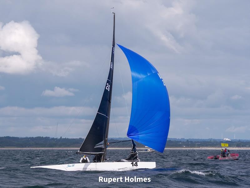 John B (Gavin McKinney, Lars Horn Johannessen and Mathias Dahlman) - 5.5 Metre class World Championship 2024 photo copyright Rupert Holmes taken at Yacht Club de l'Odet and featuring the 5.5m class