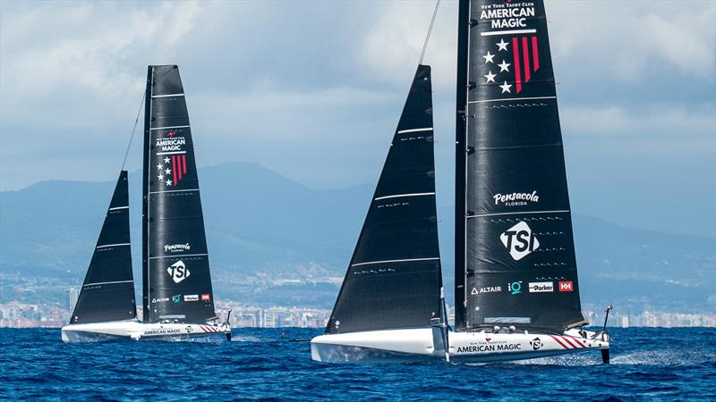 American Magic - AC40 - Day 61 - Barcelona - August 31, 2023 - photo © Paul Todd/America's Cup