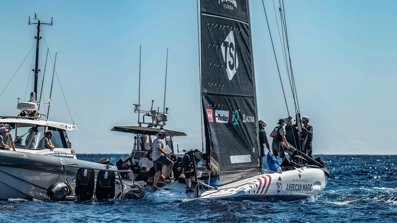 American Magic - AC40 - Day 61 - Barcelona - August 31, 2023 - photo © Paul Todd/America's Cup