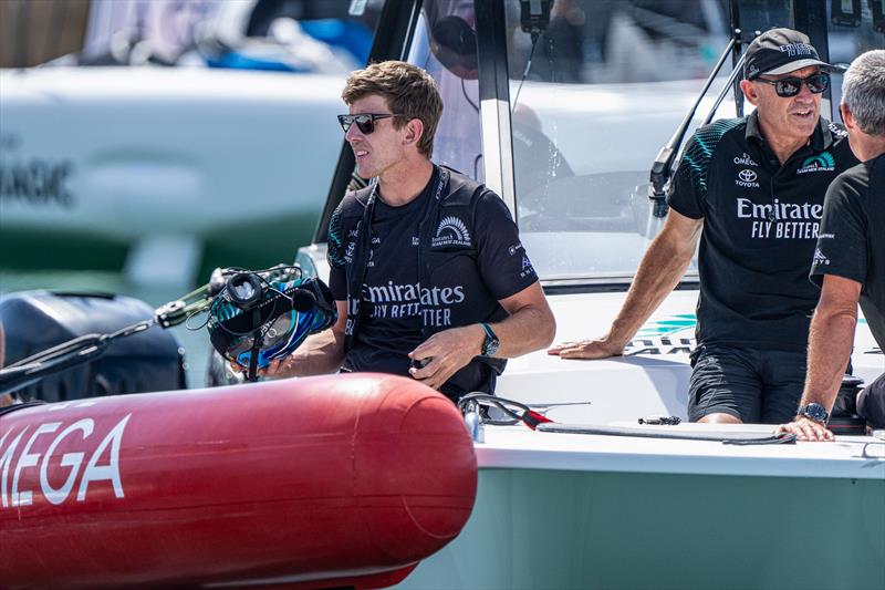 Peter Burling - Race Day 2 -  AC40 - America's Cup Preliminary Regatta - Vilanova - September 16, 2023 photo copyright America's Cup Media taken at Club Náutic Vilanova and featuring the AC40 class