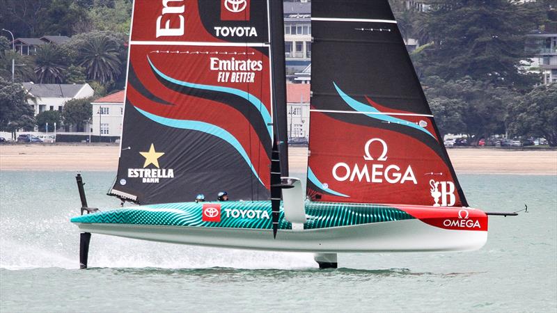 Emirates Team New Zealand - AC40 - Day 42 - Auckland - November 14, 2023 photo copyright Sam Thom/America's Cup taken at Royal New Zealand Yacht Squadron and featuring the AC40 class