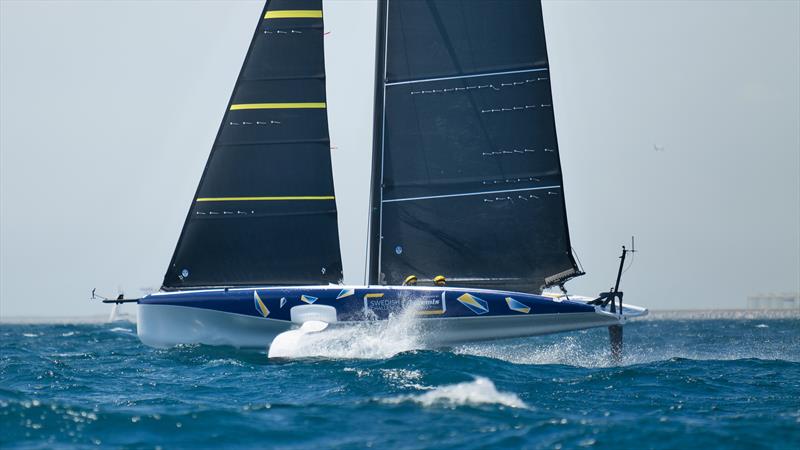 Artemis Racing - (SWE) AC40-  - Day 27 - June 14, 2024 - Barcelona photo copyright Alex Carabi / America's Cup taken at Royal Swedish Yacht Club and featuring the AC40 class