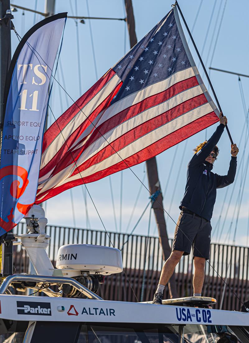 NYYC American Magic Women - Puig Women's America's Cup photo copyright NYYC American Magic / Amalia Infante taken at  and featuring the AC40 class