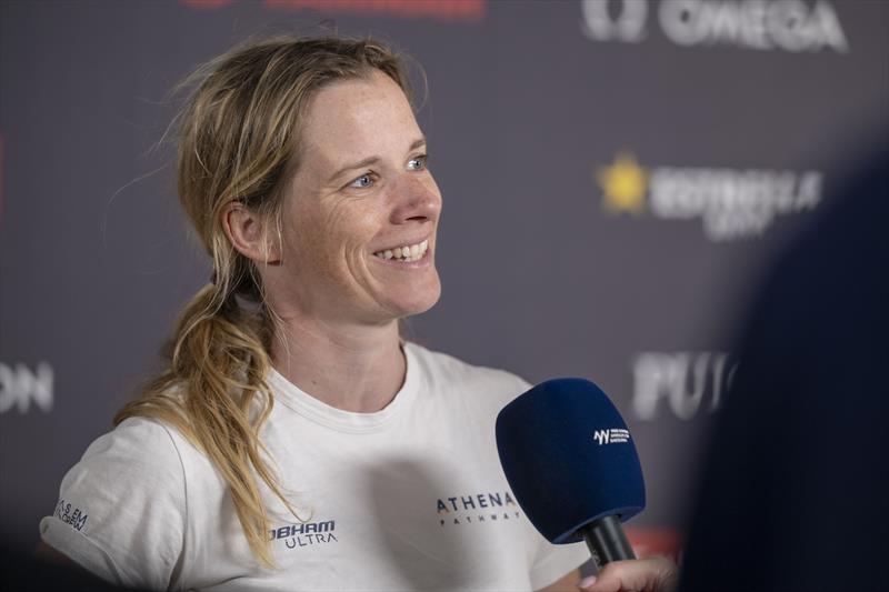 Hannah Mills after the Puig Women's America's Cup Final - October 12, 2024 - photo © Ricardo Pinto / America's Cup