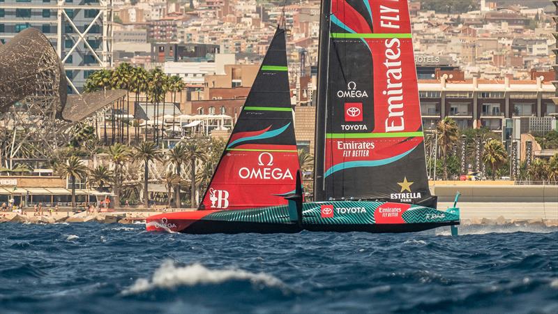 Emirates Team New Zealand - AC75  - Day 25 - July 25, 2023 - Barcelona - photo © Job Vermeulen / America's Cup