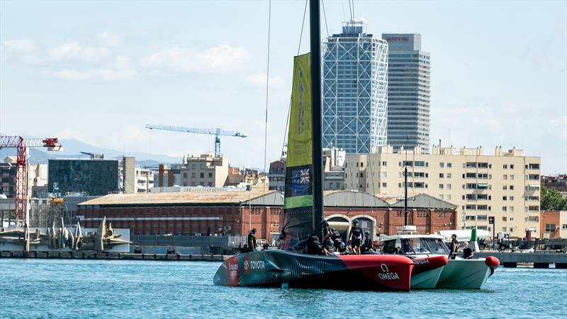 Emirates Team New Zealand - AC75  - Day 25 - July 25, 2023 - Barcelona - photo © Job Vermeulen / America's Cup