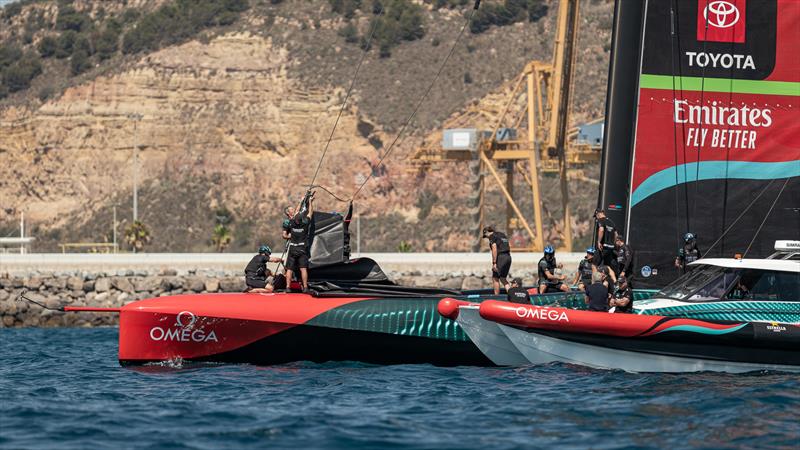 Emirates Team New Zealand - AC75  - Day 25 - July 25, 2023 - Barcelona - photo © Job Vermeulen / America's Cup