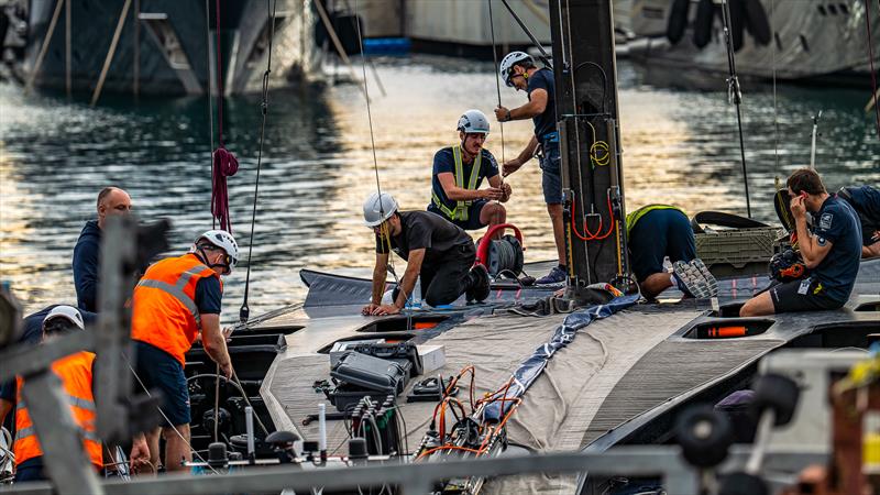 Alinghi Red Bull Racing - AC75 - Day 99 - Barcelona - October 26, 2023 - photo © Paul Todd/America's Cup