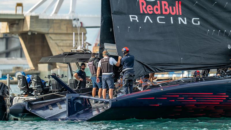 Alinghi Red Bull Racing - AC75 - Day 99 - Barcelona - October 26, 2023 - photo © Paul Todd/America's Cup