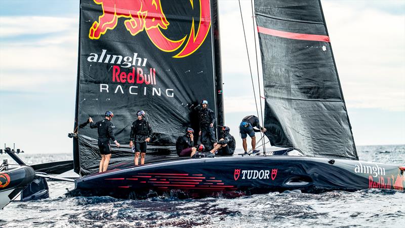 Alinghi Red Bull Racing - AC75 - Day 99 - Barcelona - October 26, 2023 - photo © Paul Todd/America's Cup