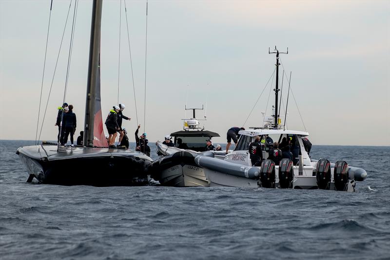 American Magic - AC75 - Day 58 - Barcelona - December 12, 2023 - photo © Ugo Fonolla / America's Cup