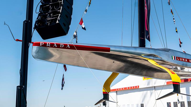 Luna Rossa Prada Pirelli - AC75 - Cagliari, Sardinia - April 13, 2024 photo copyright AC37 Joint Recon Team taken at Circolo della Vela Sicilia and featuring the AC75 class