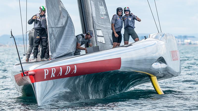 Luna Rossa - AC75 - Day 12 - May 9, 2024 - Cagliari photo copyright Ivo Rovira / America's Cup taken at Circolo della Vela Sicilia and featuring the AC75 class