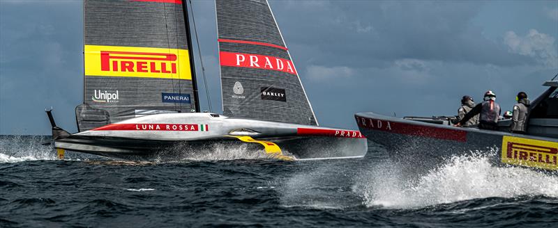 Luna Rossa - AC75 - Day 12 - May 9, 2024 - Cagliari photo copyright Ivo Rovira / America's Cup taken at Circolo della Vela Sicilia and featuring the AC75 class