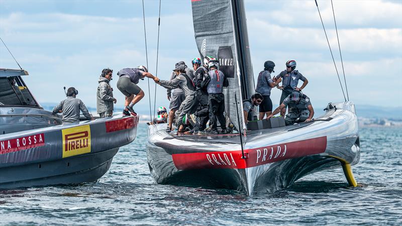 Luna Rossa - AC75 - Day 12 - May 9, 2024 - Cagliari photo copyright Ivo Rovira / America's Cup taken at Circolo della Vela Sicilia and featuring the AC75 class