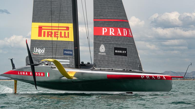 Luna Rossa - AC75 - Day 12 - May 9, 2024 - Cagliari photo copyright Ivo Rovira / America's Cup taken at Circolo della Vela Sicilia and featuring the AC75 class