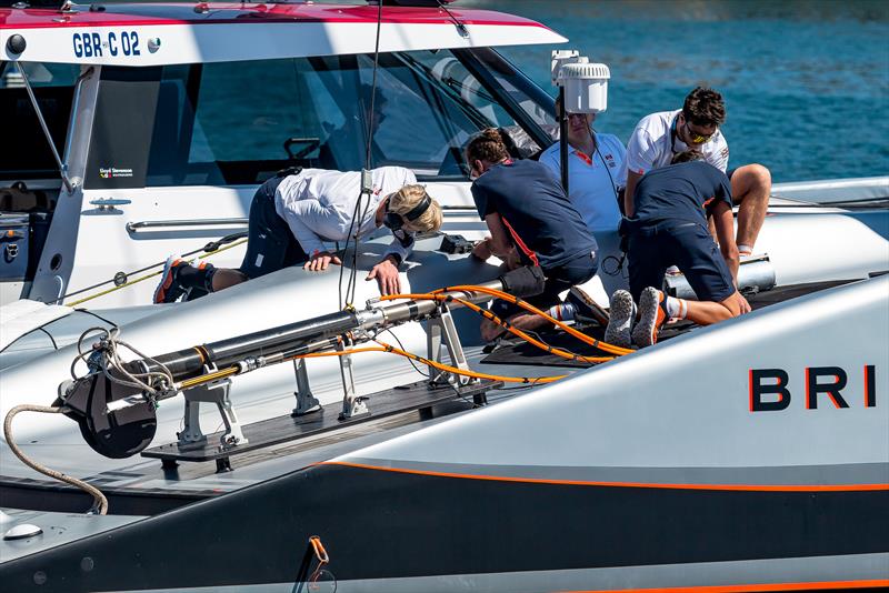 Mainsheet systems were a favorite target for the AC37 Joint Recon teams - INEOS Britannia - AC75 - Day 9 - May 10, 2024 - Barcelona - photo © Job Vermeulen / America's Cup