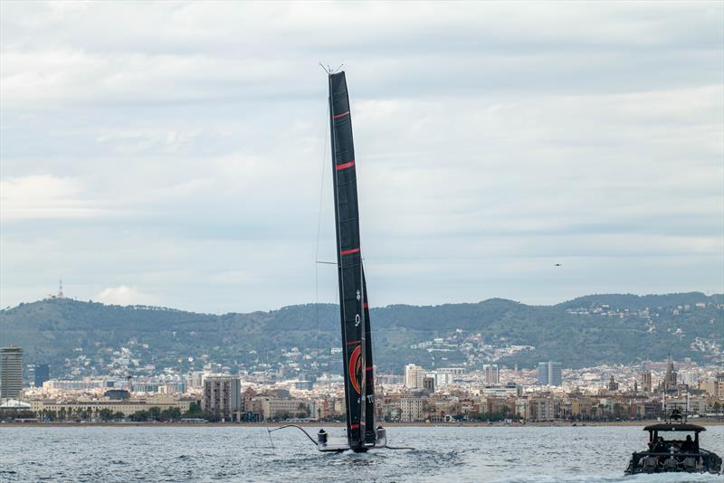 Light air takeoff - Alinghi Red Bull Racing - AC75 - Day 17 - May 15, 2024 - Barcelona - photo © Paul Todd/America's Cup