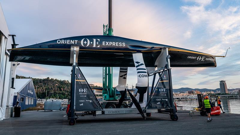 Orient Express - AC75 - Day 0 - May 25, 2024 - Barcelona - photo © Ivo Rovira / America's Cup