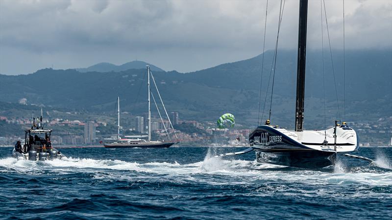 Orient Express - AC75 - Day 4 - June 4, 2024 - Barcelona photo copyright Ivo Rovira / America's Cup taken at Yacht Club de France and featuring the AC75 class