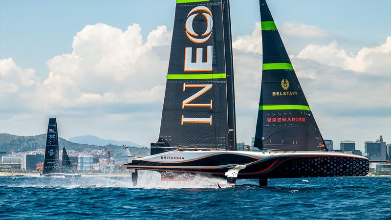 INEOS Britannia - AC75 - Day 21 - June 4, 2024 - Barcelona photo copyright Alex Carabi / America's Cup taken at Circolo della Vela Sicilia and featuring the AC75 class