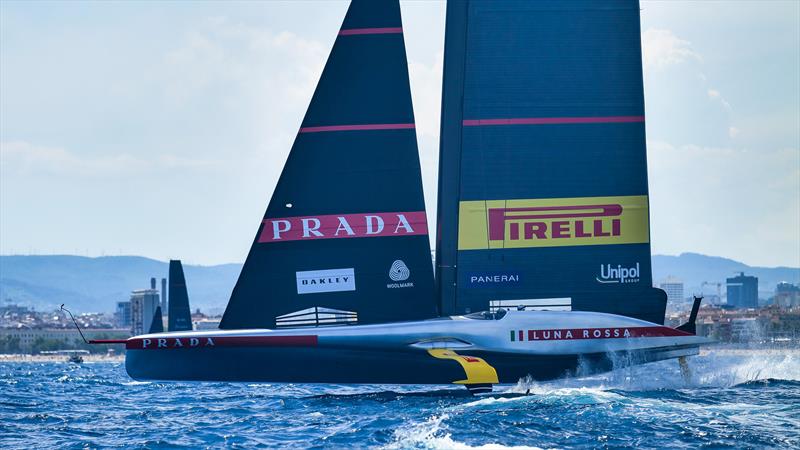 Luna Rossa - AC75 - Day 21 - June 4, 2024 - Barcelona photo copyright Alex Carabi / America's Cup taken at Circolo della Vela Sicilia and featuring the AC75 class