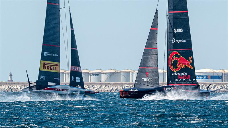 Alinghi Red Bull Racing - AC75 - Day 30 - June 13, 2024 - Barcelona photo copyright Ivo Rovira / America's Cup taken at Société Nautique de Genève and featuring the AC75 class