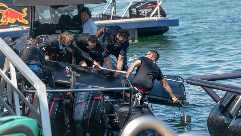 Alinghi Red Bull Racing - AC75 - Day 30 - June 13, 2024 - Barcelona photo copyright Ivo Rovira / America's Cup taken at Société Nautique de Genève and featuring the AC75 class