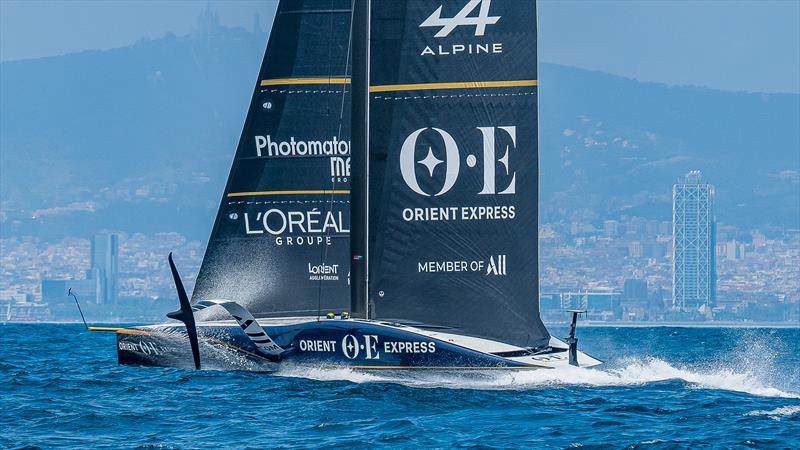 Orient Express Racing Team - AC75 - Day 10 - June 14, 2024 - Barcelona photo copyright Job Vermeulen / America's Cup taken at Yacht Club de France and featuring the AC75 class