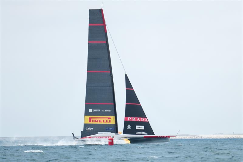 Luna Rossa - AC75 - Day 27 - June 14, 2024 - Barcelona photo copyright Alex Carabi / America's Cup taken at Circolo della Vela Sicilia and featuring the AC75 class