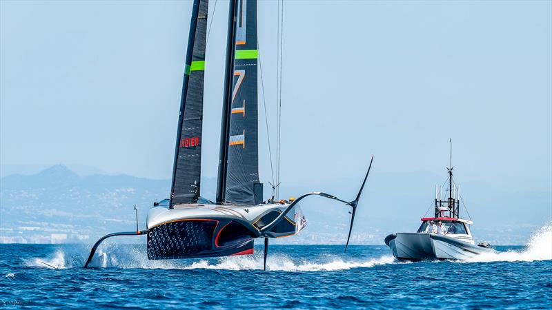 INEOS Britannia - AC75 - Day 26 - June 17, 2024 - Barcelona photo copyright Paul Todd / America's Cup taken at Royal Yacht Squadron and featuring the AC75 class